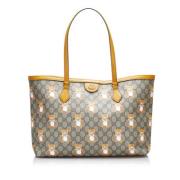 Pre-owned Fabric totes Gucci Vintage , Gray , Dames