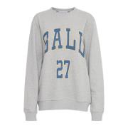 Grijze Melange Sweatshirt R. Wills Stijl Ball , Gray , Dames