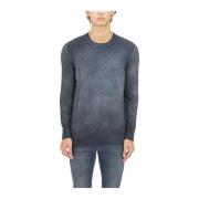 Katoenen Crewneck Sweater Avant Toi , Blue , Heren