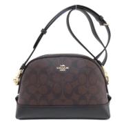 Pre-owned Canvas shoulder-bags Coach Pre-owned , Brown , Dames