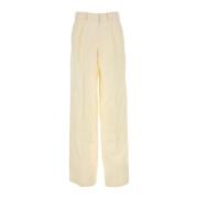 Crème Pf24 Broek Magda Butrym , Beige , Dames