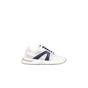 Wit Blauw Runner Sneakers Alexander Smith , White , Heren