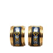 Pre-owned Metal earrings Hermès Vintage , Multicolor , Dames