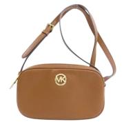 Pre-owned Leather handbags Michael Kors Pre-owned , Brown , Dames