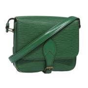 Pre-owned Leather louis-vuitton-bags Louis Vuitton Vintage , Green , D...