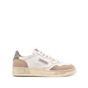 Lage Suède Vintage Sneakers Autry , White , Heren