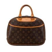 Pre-owned Canvas handbags Louis Vuitton Vintage , Brown , Dames