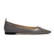 Grijze platte pumps met uitgesneden bovenkant Kazar Studio , Gray , Da...