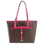 Pre-owned Canvas totes Coach Pre-owned , Brown , Dames