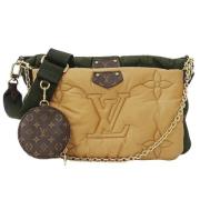 Pre-owned Nylon louis-vuitton-bags Louis Vuitton Vintage , Beige , Dam...