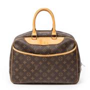 Pre-owned Canvas handbags Louis Vuitton Vintage , Brown , Dames