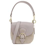 Pre-owned Leather shoulder-bags Coach Pre-owned , Gray , Dames