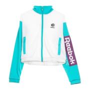 Wit Track Jacket voor Vrouwen Reebok , Multicolor , Dames