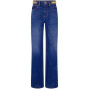 Blauwe Jeans Stijlvolle Denim Broek Paco Rabanne , Blue , Dames