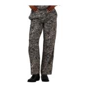 Grijze Wijde Broek Moss Copenhagen , Gray , Dames