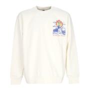 Lichte Crewneck Sweatshirt We Come From The Sun Obey , White , Heren