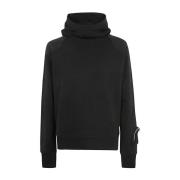 Zwarte hoodie sweatshirt Thom Krom , Black , Heren