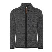 Zwarte Cardigan met Rits en Col Skovhuus , Black , Dames