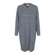 Moonlit Ocean Jurk met V-hals Masai , Blue , Dames