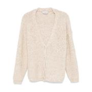 Acacia Off White Cardigan Ermanno Scervino , White , Dames