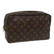 Pre-owned Canvas clutches Louis Vuitton Vintage , Brown , Dames