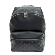 Pre-owned Canvas backpacks Louis Vuitton Vintage , Black , Dames