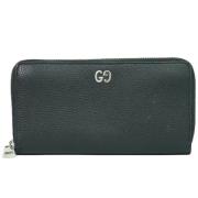 Pre-owned Leather wallets Gucci Vintage , Black , Dames