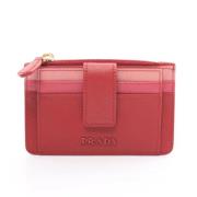 Pre-owned Leather wallets Prada Vintage , Pink , Dames