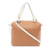 Pre-owned Leather shoulder-bags Celine Vintage , Brown , Dames