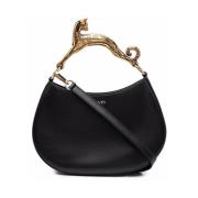 Hobo Tas met Kattenhandvat Lanvin , Black , Dames