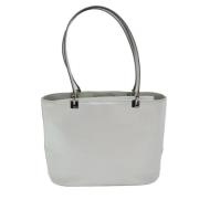 Pre-owned Leather totes Salvatore Ferragamo Pre-owned , White , Dames