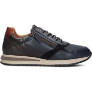 Casual-Sportieve Sneakers met Metalen Rits Ambitious , Blue , Heren