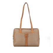 Pre-owned Fabric shoulder-bags Celine Vintage , Beige , Dames