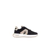 Zwart Goud Runner Sneakers Alexander Smith , Black , Dames