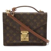 Pre-owned Fabric louis-vuitton-bags Louis Vuitton Vintage , Brown , Da...