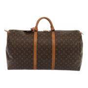 Pre-owned Canvas travel-bags Louis Vuitton Vintage , Brown , Dames