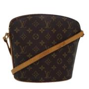 Pre-owned Canvas louis-vuitton-bags Louis Vuitton Vintage , Brown , Da...