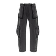 Sweatpants type cargo T by Alexander Wang , Gray , Dames