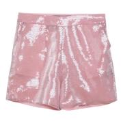 Korte shorts voor een trendy look Federica Tosi , Pink , Dames