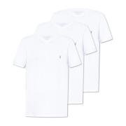 Driepack T-shirts Beugel AllSaints , White , Heren