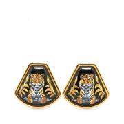 Pre-owned Metal earrings Hermès Vintage , Multicolor , Dames