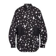 Katoenen shirt Comme des Garçons , Black , Heren