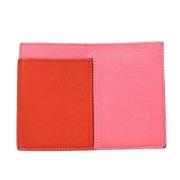 Pre-owned Leather home-office Hermès Vintage , Pink , Dames