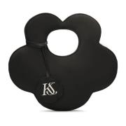 Nylon tas in de vorm van een bloem Kazar Studio , Black , Dames