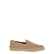 Roze Slip-on Loafers met Rafia Detail Tod's , Pink , Dames