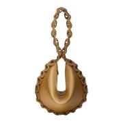 Fortune Cookie Geïnspireerde Leren Tas Hibourama , Brown , Dames