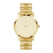 Minimalistisch gouden horloge met armband Kazar , Yellow , Dames