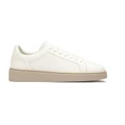 Leren sneakers met vetersluiting en reliëfpatroon Kazar Studio , White...