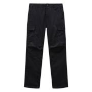 Zwarte Katoenen Broek met Dubbele Knie Dickies , Black , Heren