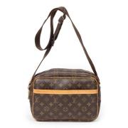 Pre-owned Canvas louis-vuitton-bags Louis Vuitton Vintage , Brown , Da...